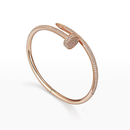 [Peak]JUSTE UN CLOU 3.5MM FULL PAVÉ NAIL BANGLE