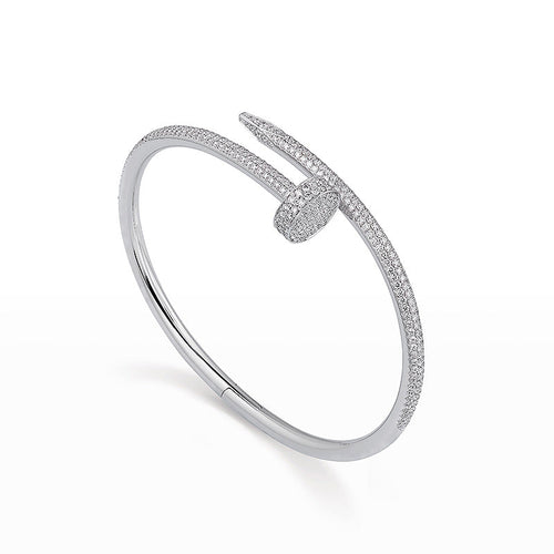 [Peak]JUSTE UN CLOU 3.5MM FULL PAVÉ NAIL BANGLE