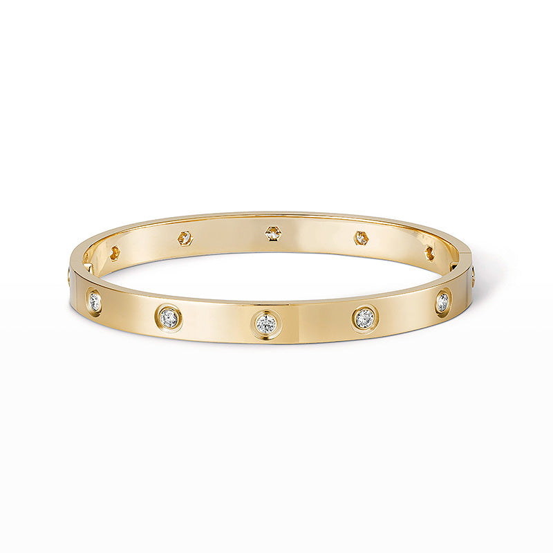 [Peak]CLASSIC 6.1MM LOVE BANGLE - 10-DIAMOND