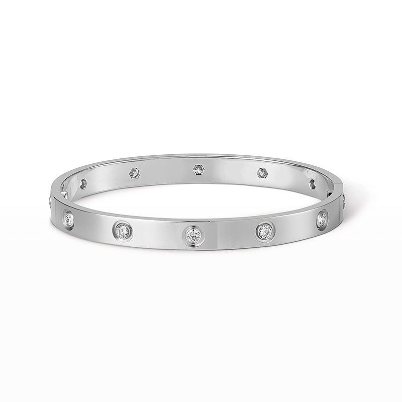 [Peak]CLASSIC 6.1MM LOVE BANGLE - 10-DIAMOND