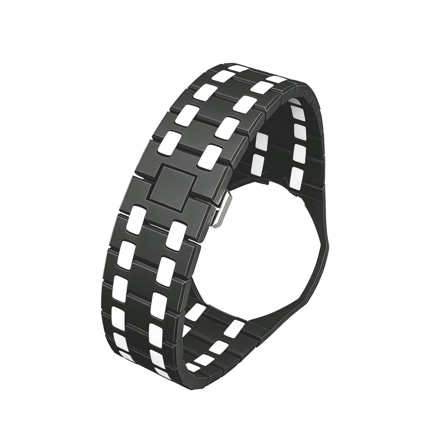 [Peak]OAK POP EXCLUSIVE BLACK AND WHITE BIOCERAMIC STRAP