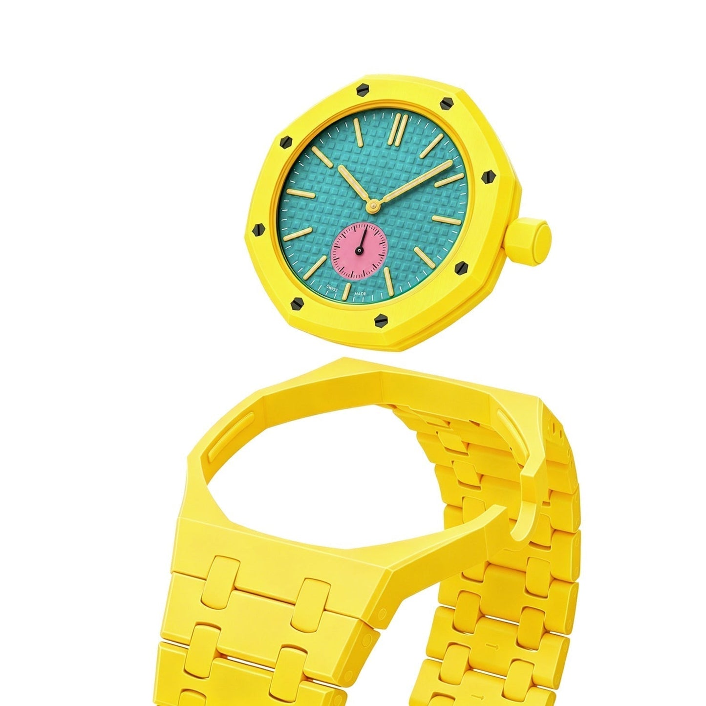[Peak]OAK POP EXCLUSIVE YELLOW BIOCERAMIC STRAP
