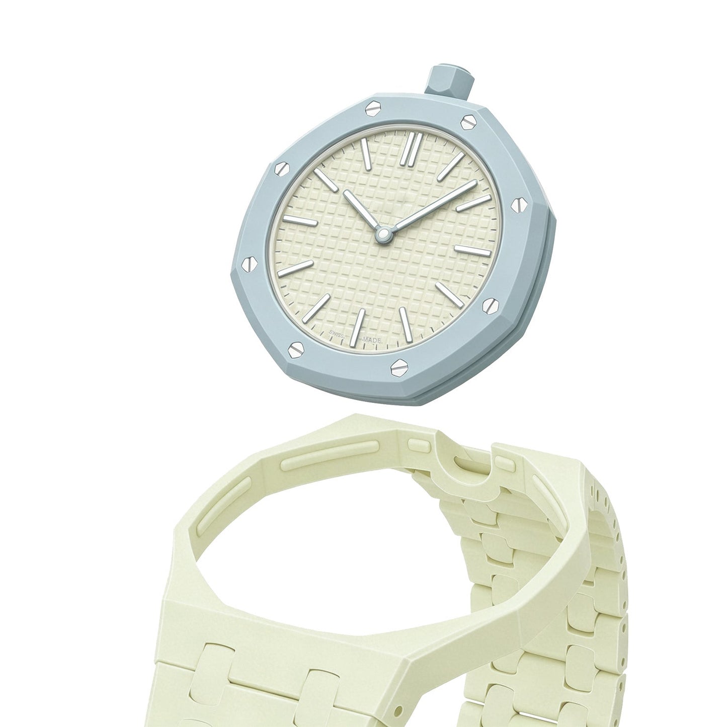[Peak]OAK POP EXCLUSIVE CREAMY YELLOW BIOCERAMIC STRAP