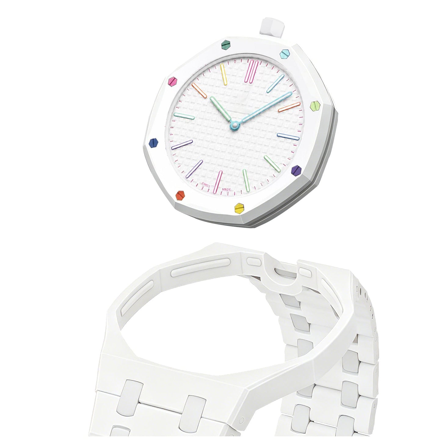 [Peak]OAK POP EXCLUSIVE WHITE BIOCERAMIC STRAP