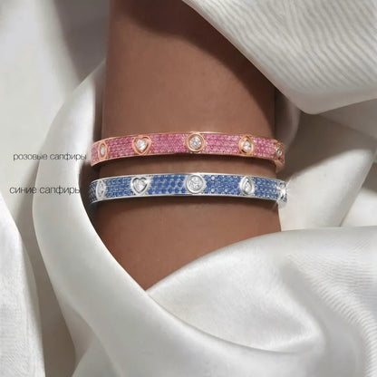 [Peak]CLASSIC 6.1MM LOVE BRACELET 10-DIAMOND FULL PAVÉ