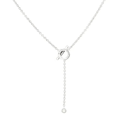 [Peak]FINESSE SILVER DIAMOND NECKLACE