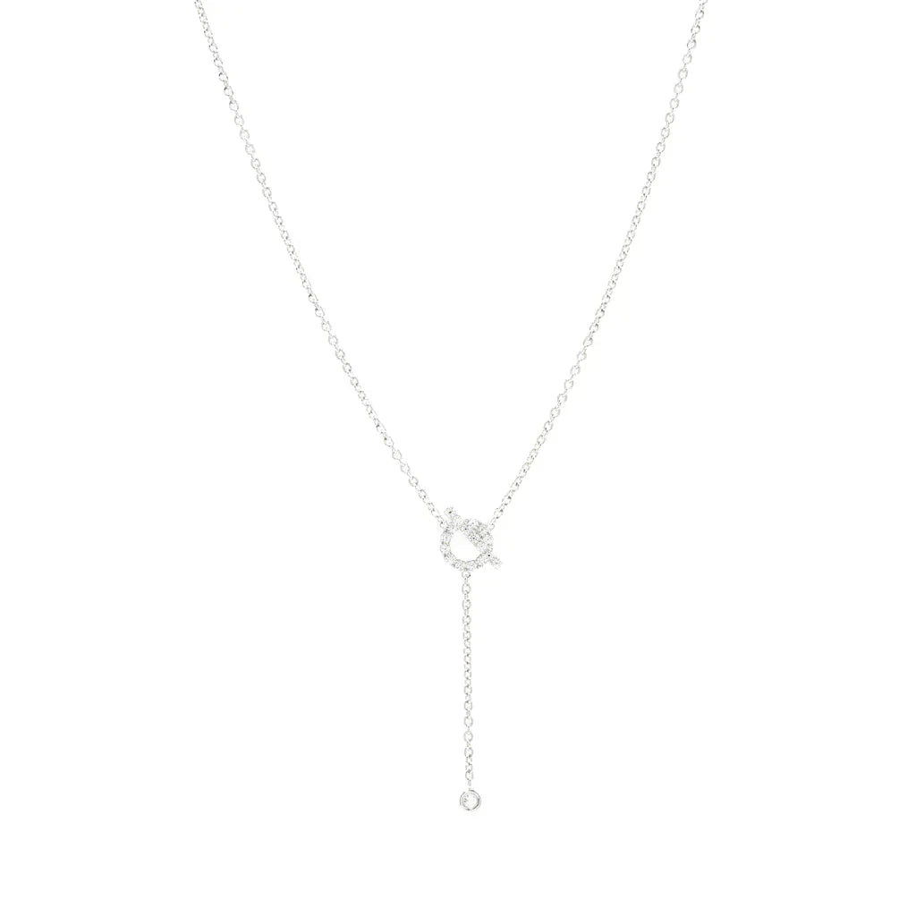 [Peak]FINESSE SILVER DIAMOND NECKLACE