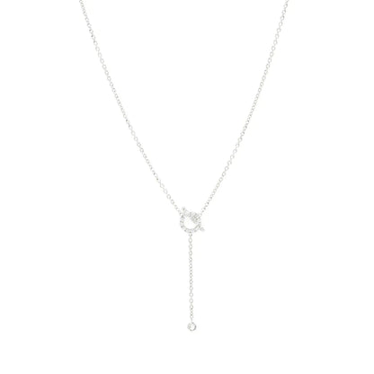 [Peak]FINESSE SILVER DIAMOND NECKLACE