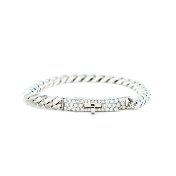 [Peak]KELLY CHAIN SILVER DIAMOND BRACELET