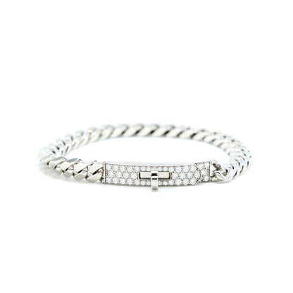 [Peak]KELLY CHAIN SILVER DIAMOND BRACELET