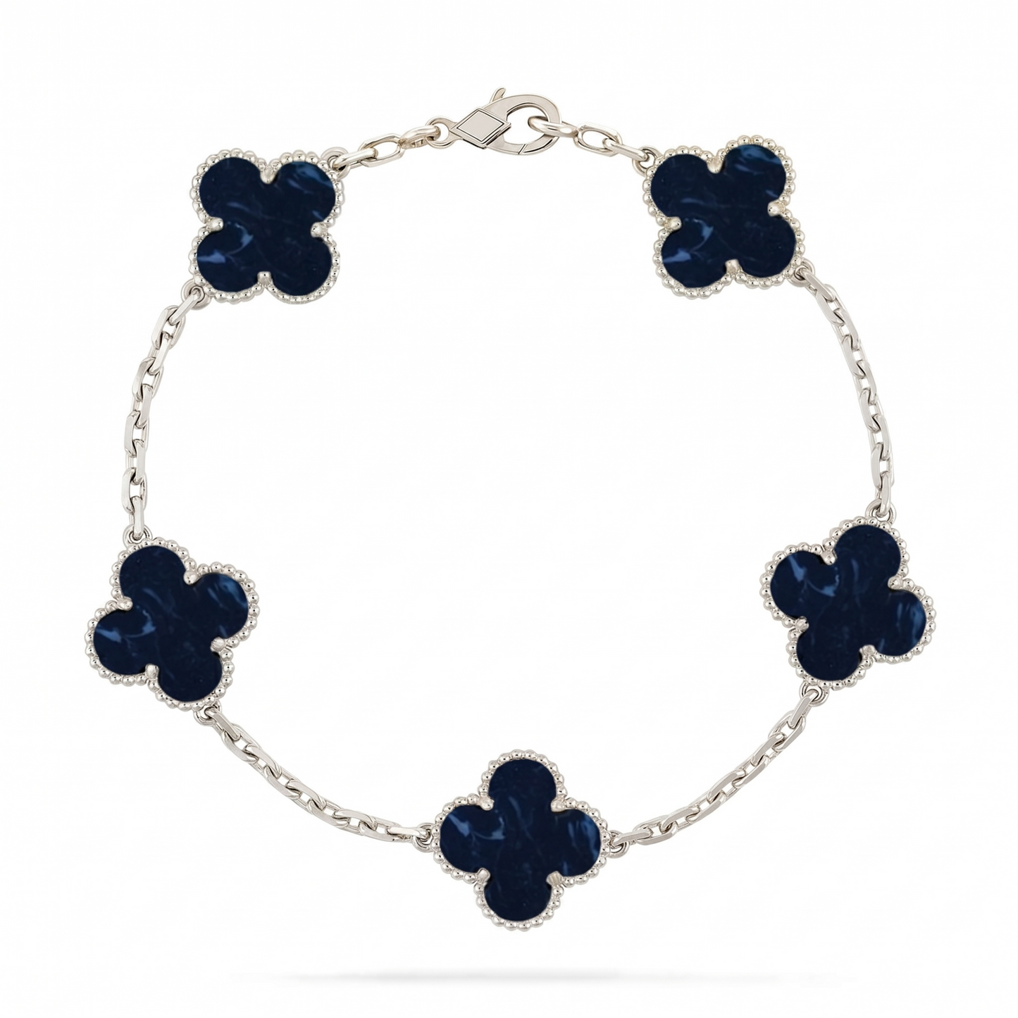 [Peak]LUCKY CLOVER 5-MOTIF BRACELET - PIETERSITE COLLECTION