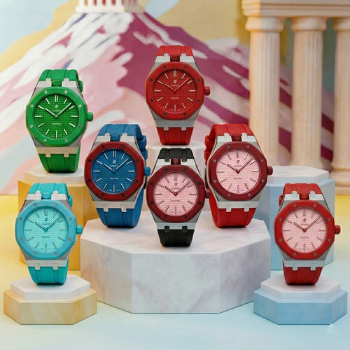 [Peak]ROYAL OAK POP EXCLUSIVE STEEL CASE & SILICONE STRAP