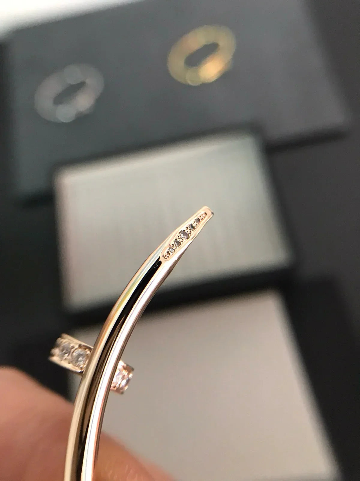 [Peak]JUSTE UN CLOU 3.5MM CLASSIC DIAMOND BANGLE