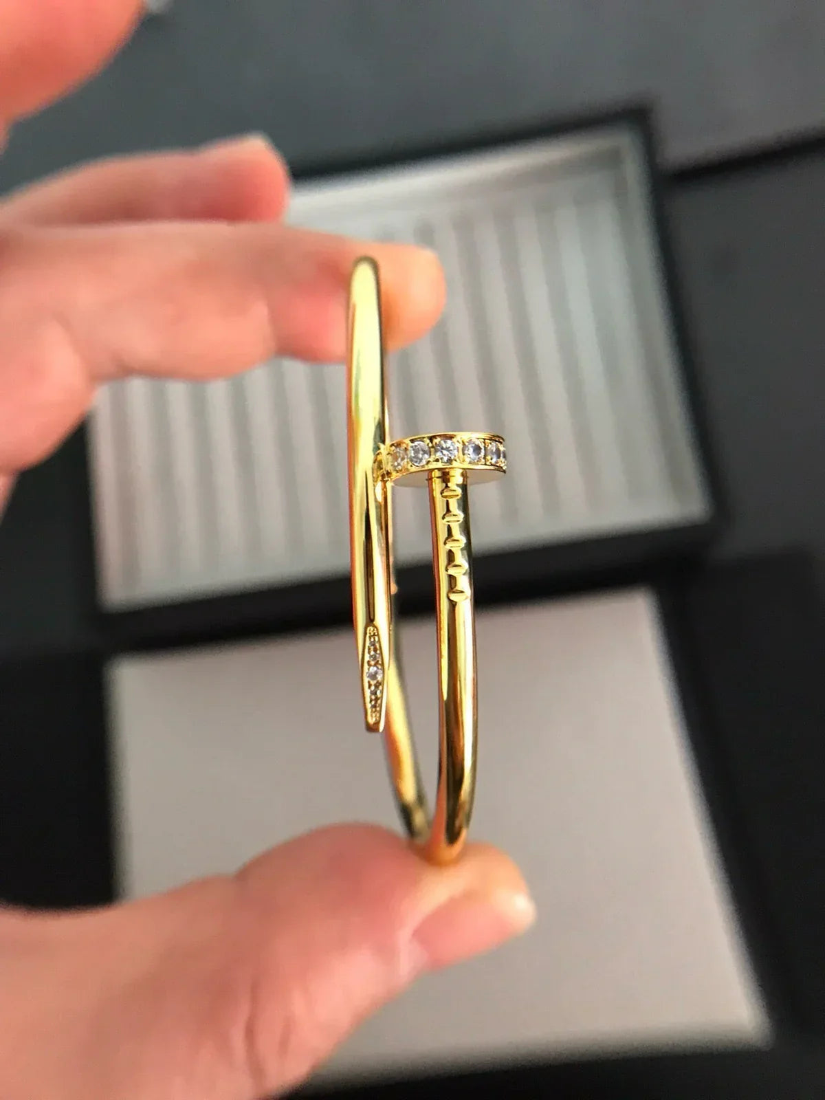 [Peak]JUSTE UN CLOU 3.5MM CLASSIC DIAMOND BANGLE