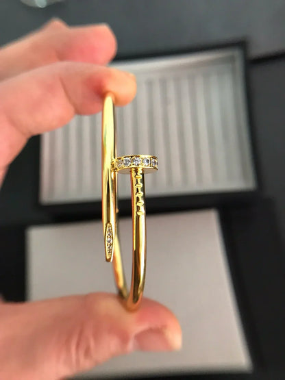 [Peak]JUSTE UN CLOU 3.5MM CLASSIC DIAMOND BANGLE