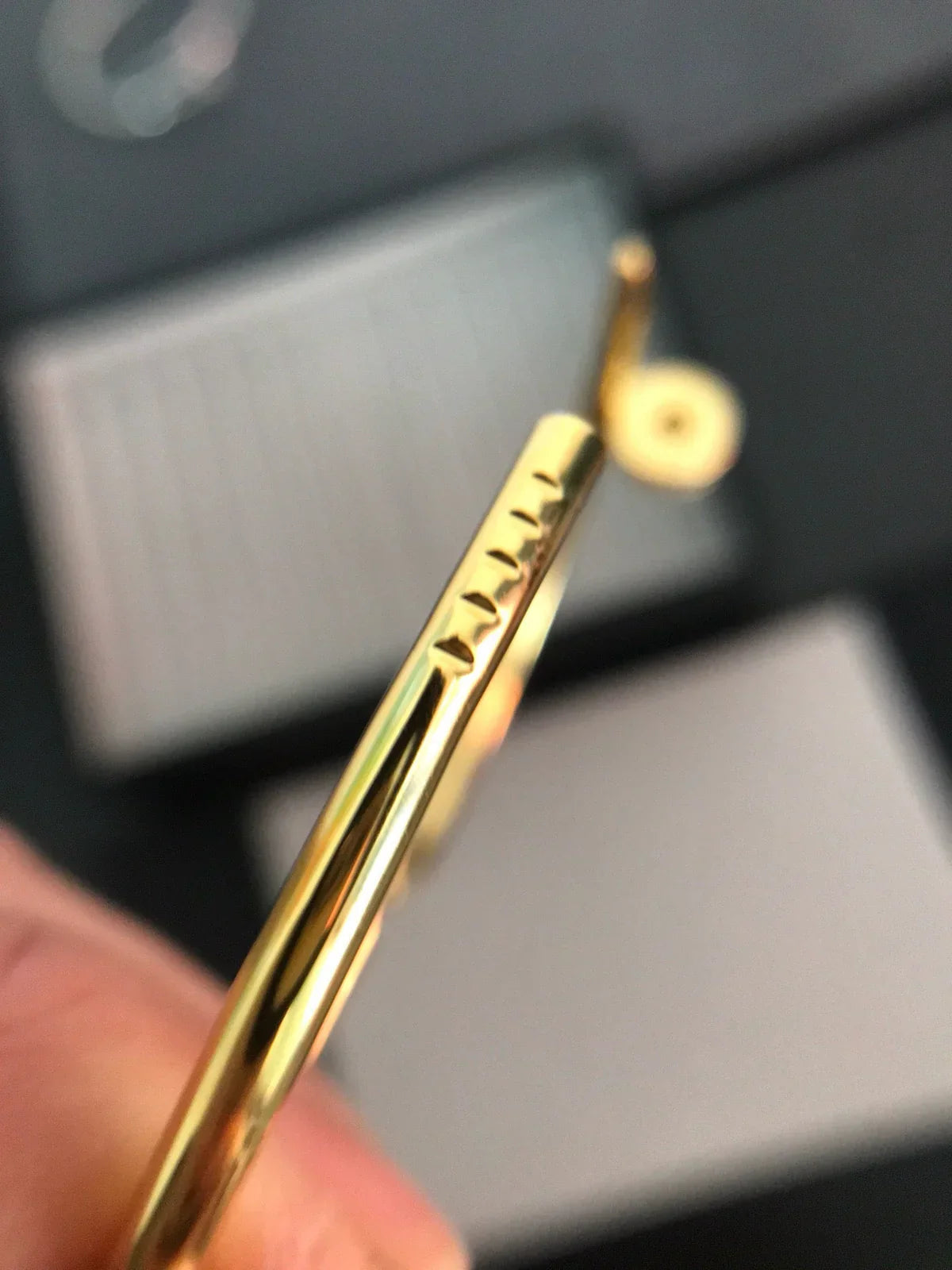 [Peak]JUSTE UN CLOU 3.5MM CLASSIC DIAMOND BANGLE