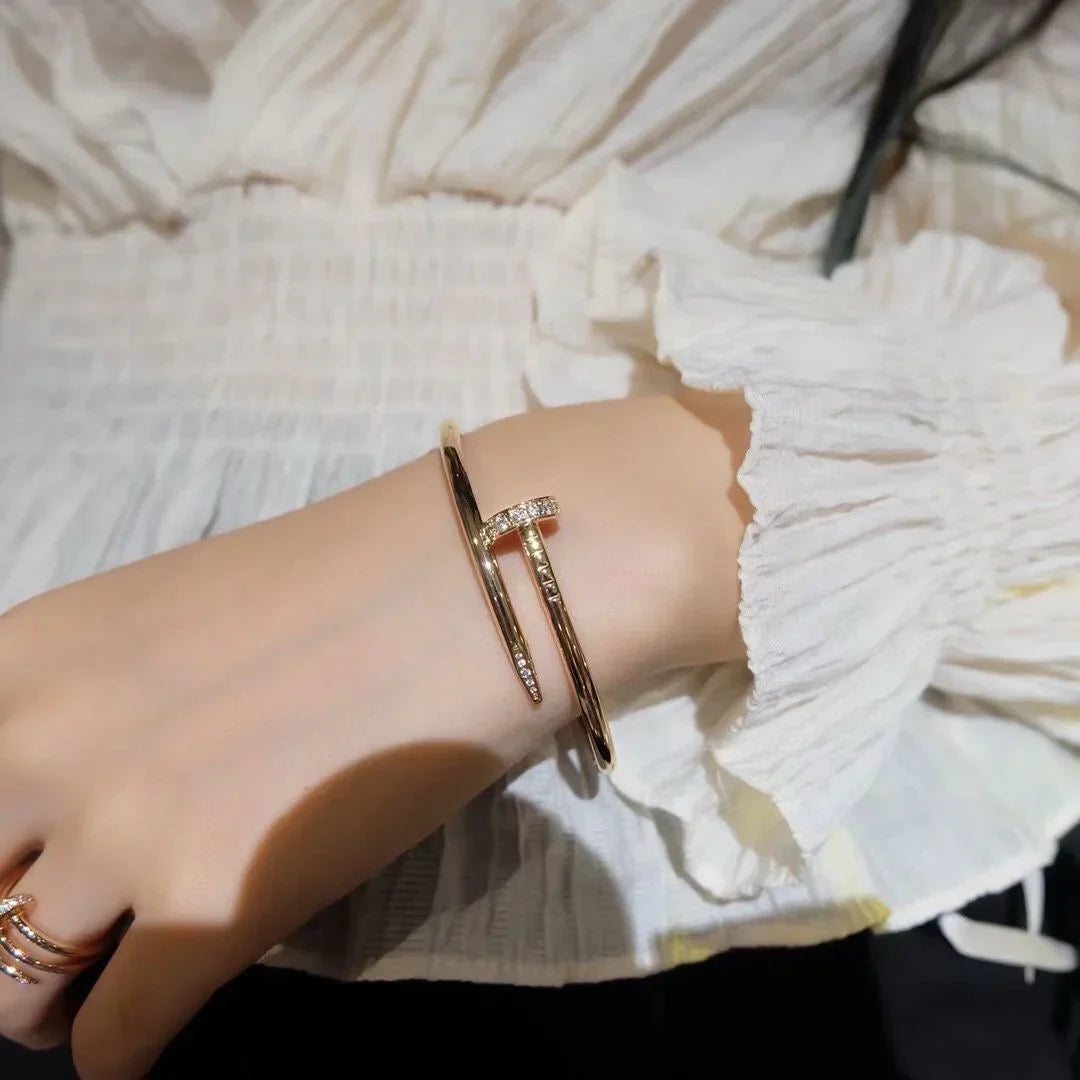 [Peak]JUSTE UN CLOU 3.5MM CLASSIC DIAMOND BANGLE