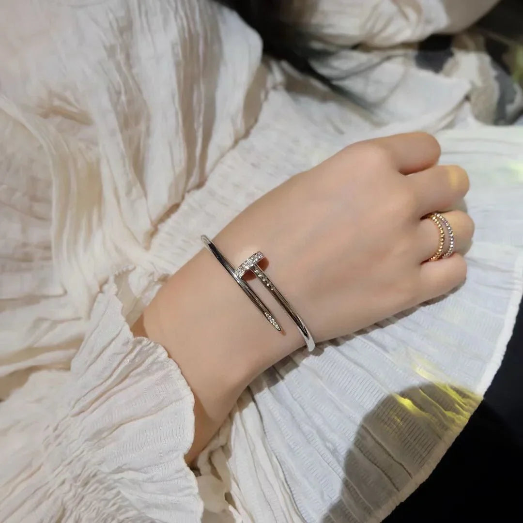 [Peak]JUSTE UN CLOU 3.5MM CLASSIC DIAMOND BANGLE