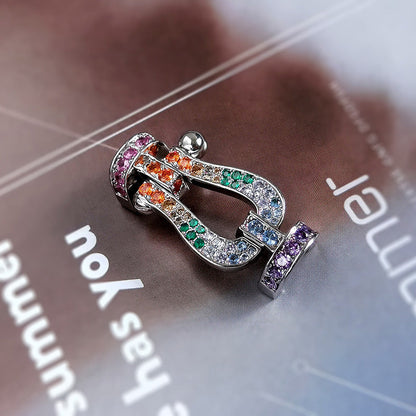[Peak]FORCE LARGE HORSESHOE CLASP METAL BRACELET