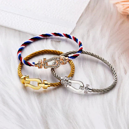 [Peak]FORCE LARGE HORSESHOE BRACELET - GOLD