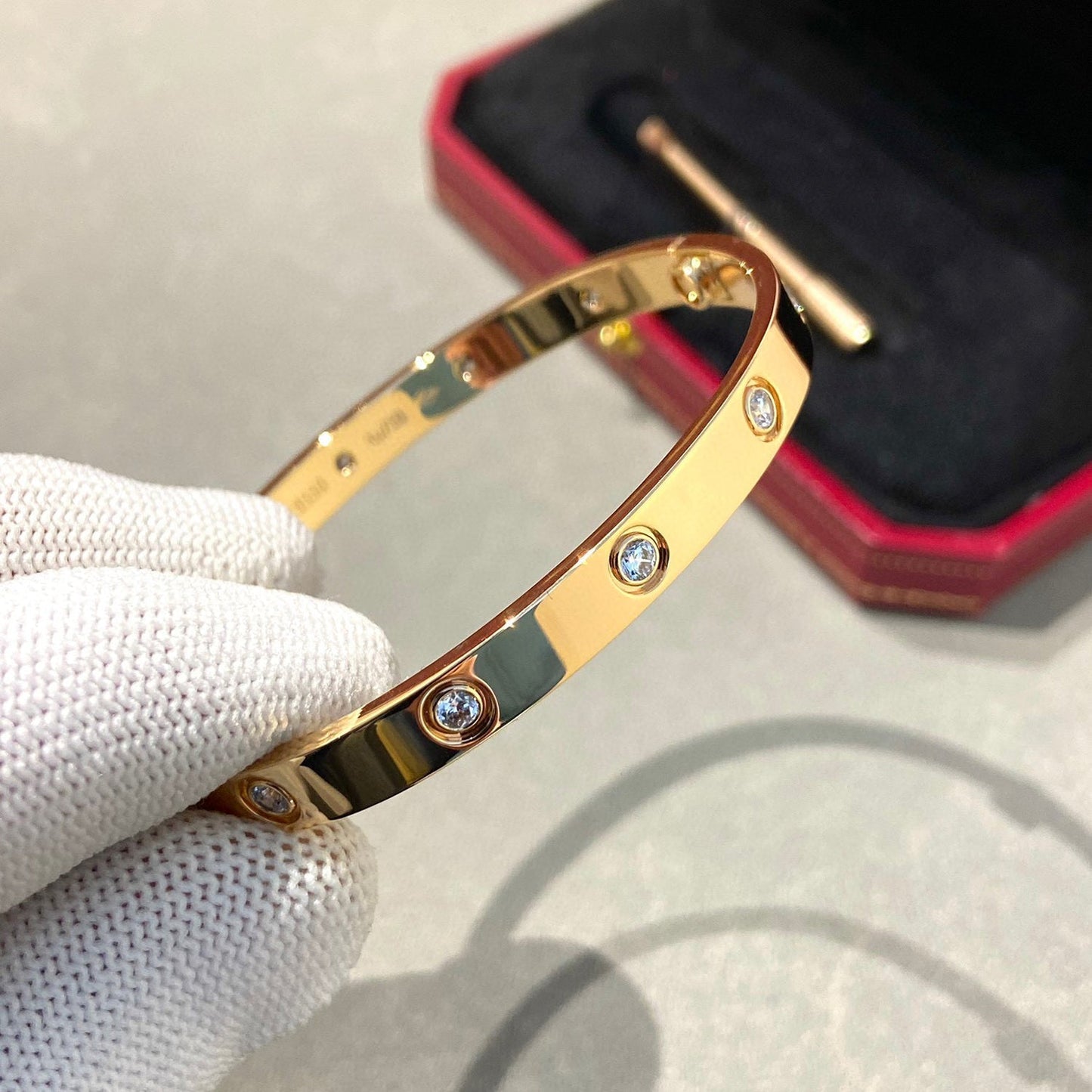 [Peak]CLASSIC 6.1MM LOVE BANGLE - 10-DIAMOND