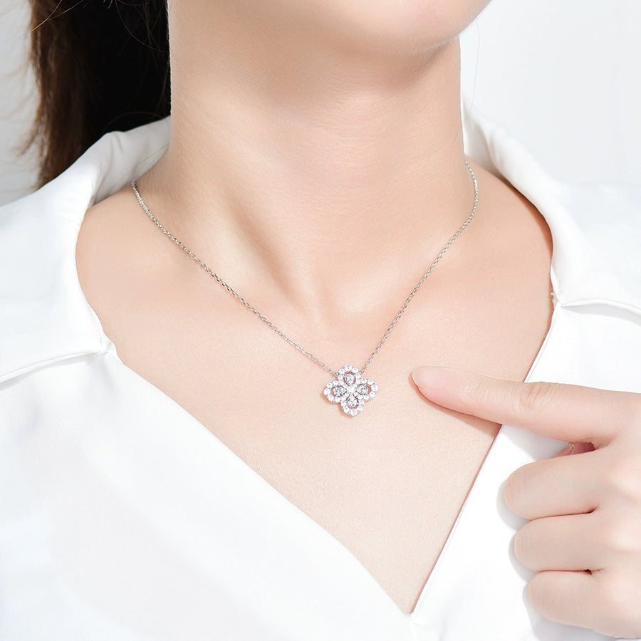 [Peak]LOOP NECKLACE FULL MOTIF DIAMOND 16MM MULTIPLE COLORS