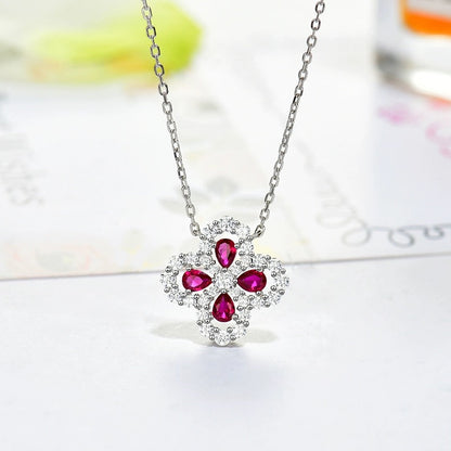 [Peak]LOOP NECKLACE FULL MOTIF DIAMOND 16MM MULTIPLE COLORS