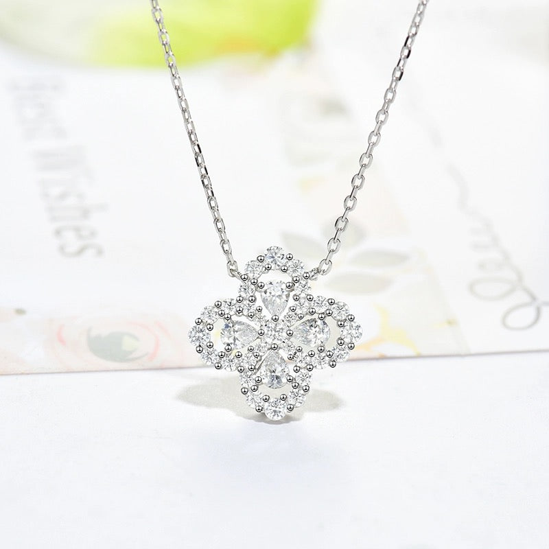[Peak]LOOP NECKLACE FULL MOTIF DIAMOND 16MM MULTIPLE COLORS