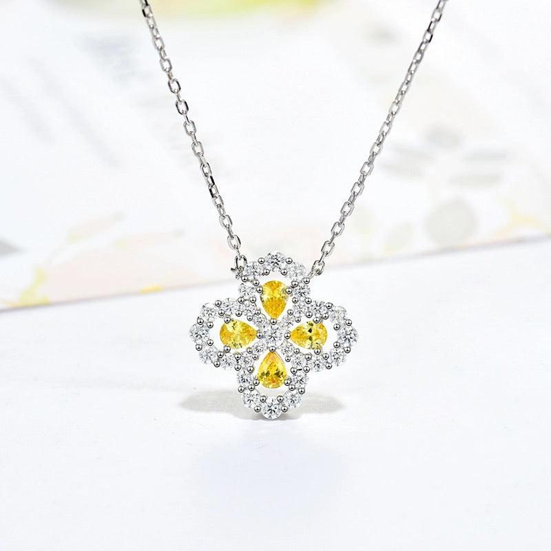 [Peak]LOOP NECKLACE FULL MOTIF DIAMOND 16MM MULTIPLE COLORS
