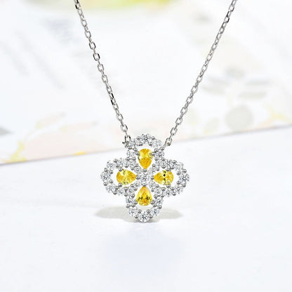 [Peak]LOOP NECKLACE FULL MOTIF DIAMOND 16MM MULTIPLE COLORS