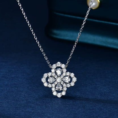 [Peak]LOOP NECKLACE FULL MOTIF DIAMOND 16MM MULTIPLE COLORS