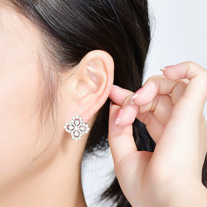 [Peak]LOOP EARRINGS FULL MOTIF DIAMOND 16MM