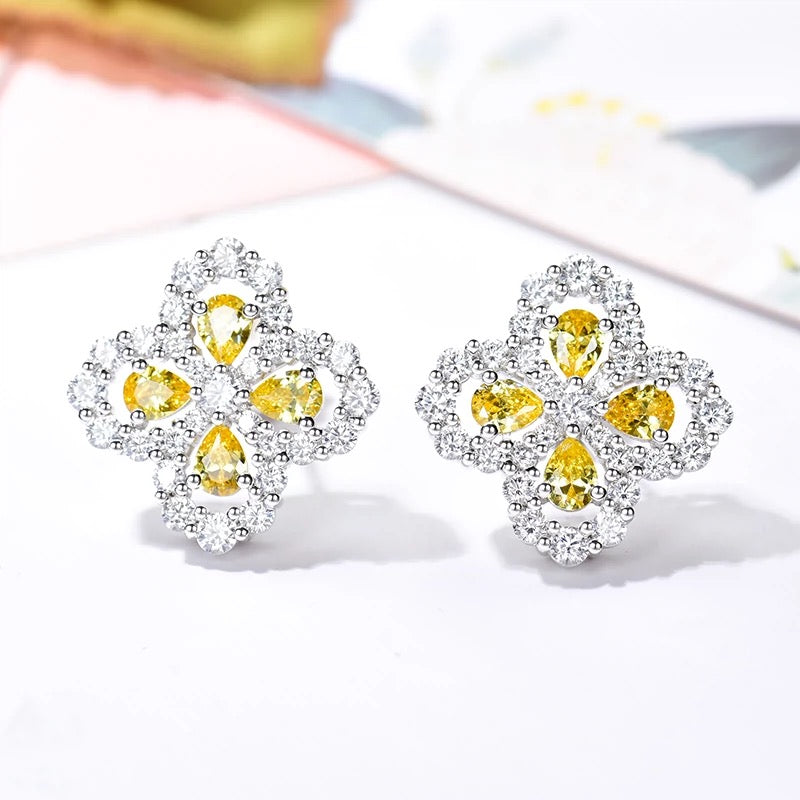 [Peak]LOOP EARRINGS FULL MOTIF DIAMOND 16MM