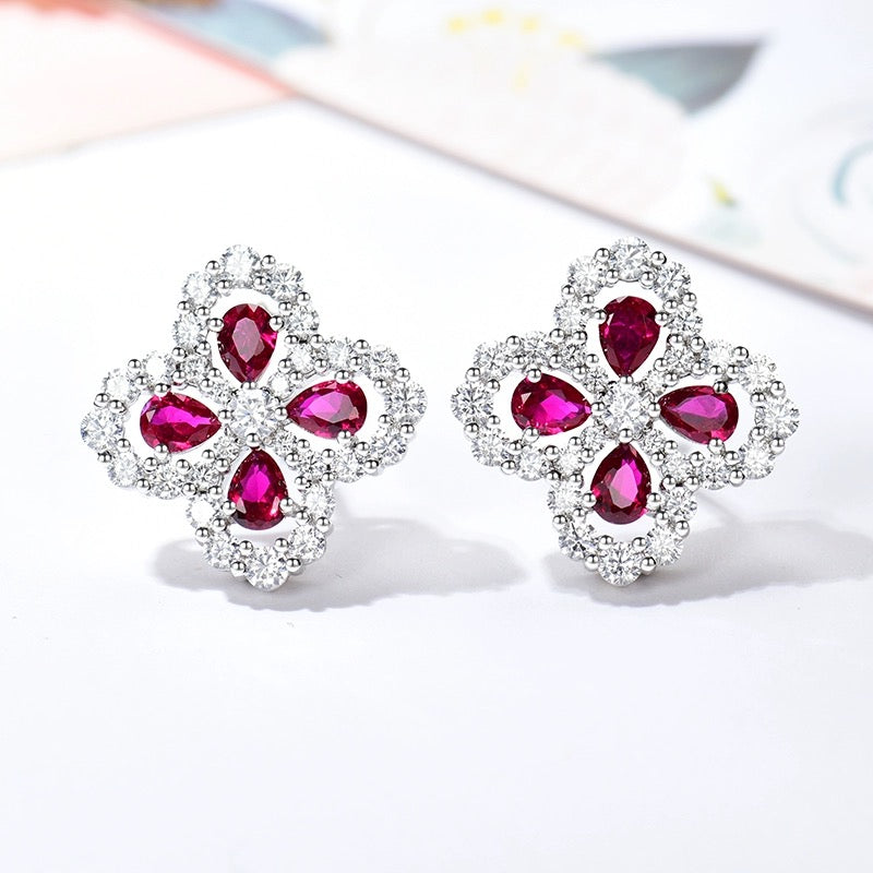[Peak]LOOP EARRINGS FULL MOTIF DIAMOND 16MM