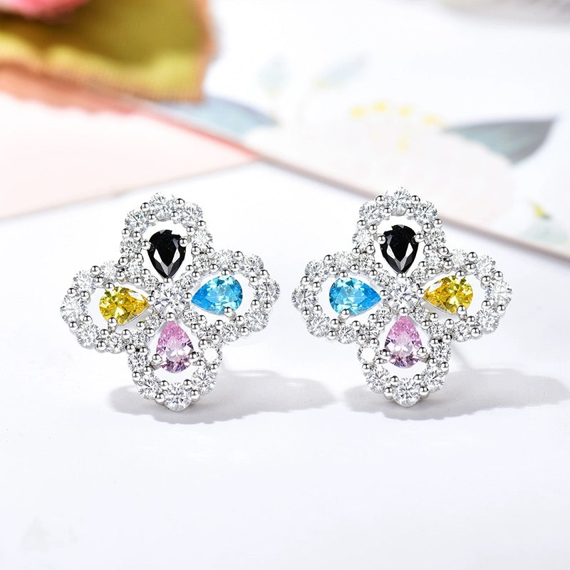 [Peak]LOOP EARRINGS FULL MOTIF DIAMOND 16MM