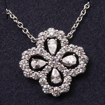 [Peak]LOOP NECKLACE FULL MOTIF DIAMOND 16MM MULTIPLE COLORS