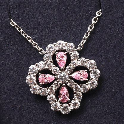 [Peak]LOOP NECKLACE FULL MOTIF DIAMOND 16MM MULTIPLE COLORS