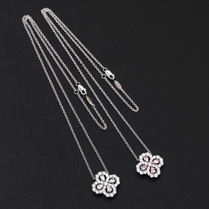 [Peak]LOOP NECKLACE FULL MOTIF DIAMOND 16MM MULTIPLE COLORS