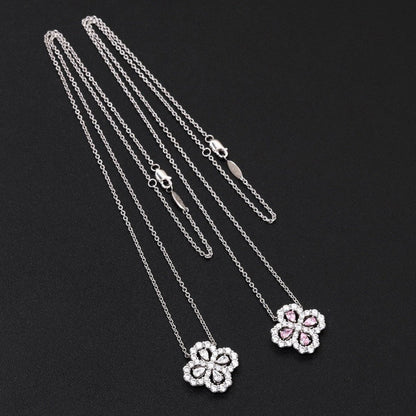 [Peak]LOOP NECKLACE FULL MOTIF DIAMOND 16MM MULTIPLE COLORS