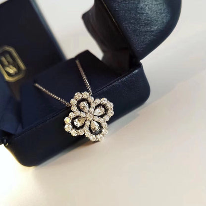 [Peak]LOOP NECKLACE FULL MOTIF DIAMOND 16MM MULTIPLE COLORS