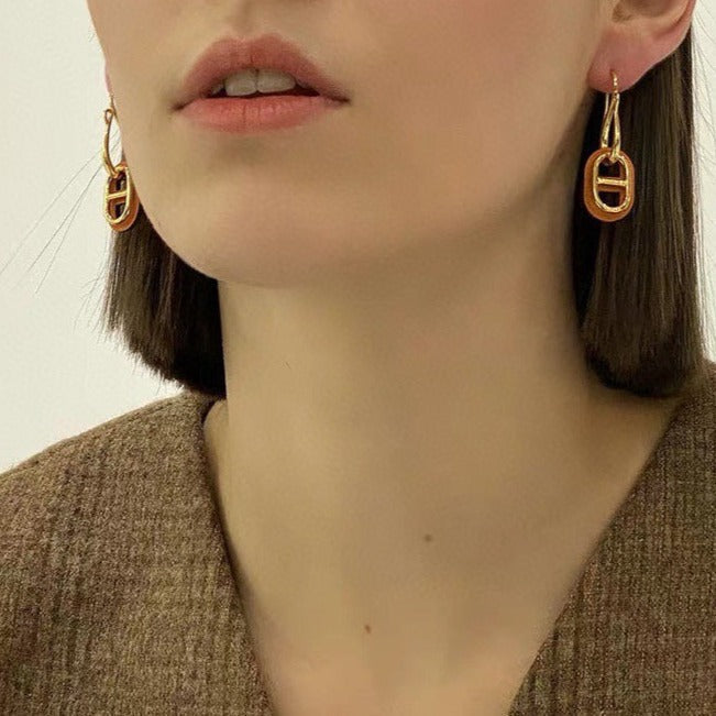 [Peak]HM O'MAILLON GOLD EARRINGS