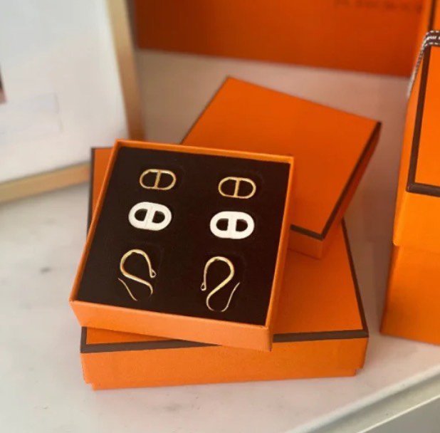 [Peak]HM O'MAILLON GOLD EARRINGS
