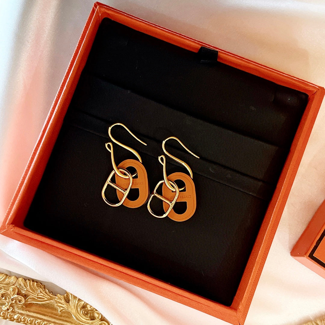 [Peak]HM O'MAILLON GOLD EARRINGS