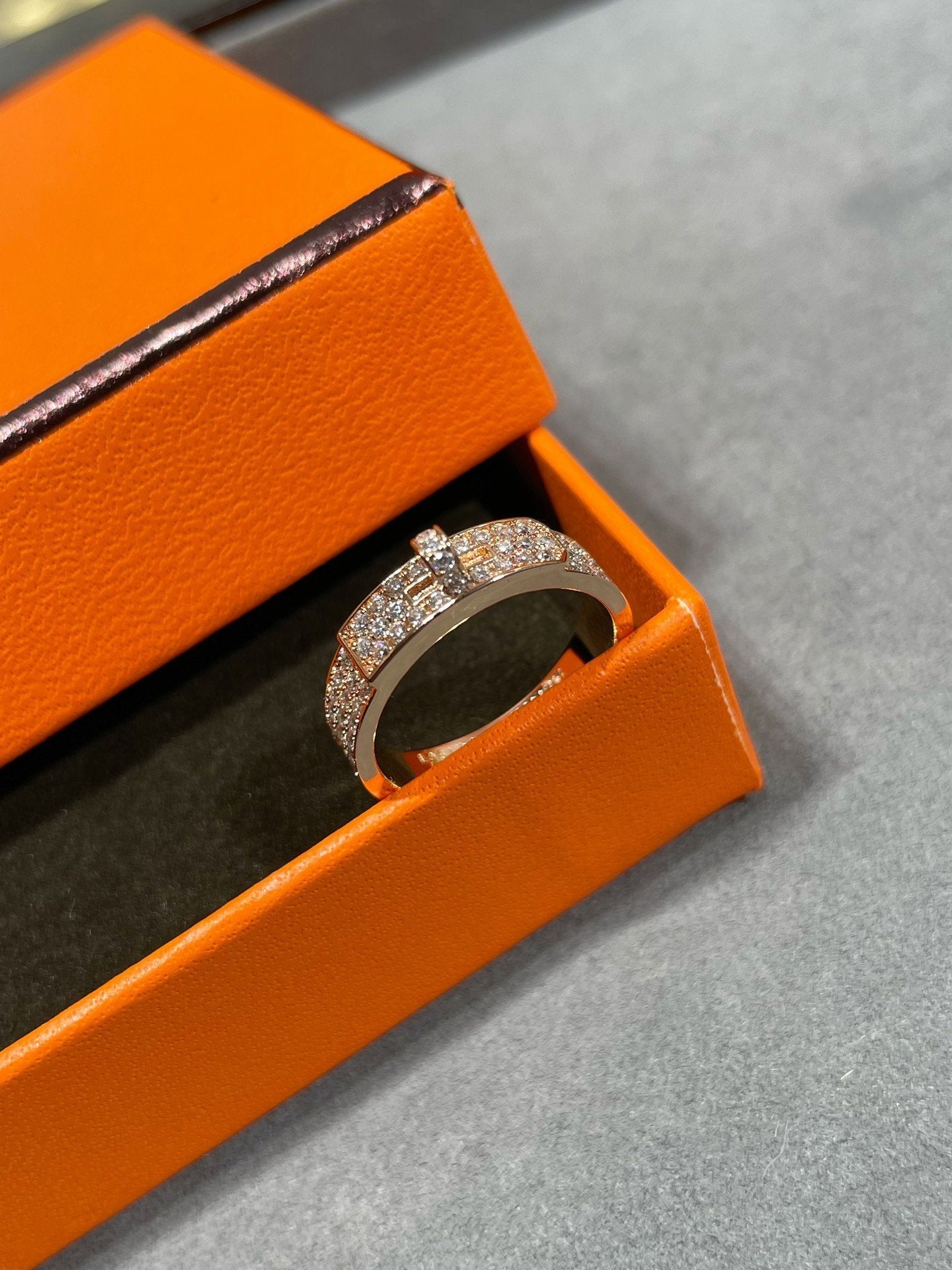 [Peak]KELLY ROSE GOLD DIAMOND RING