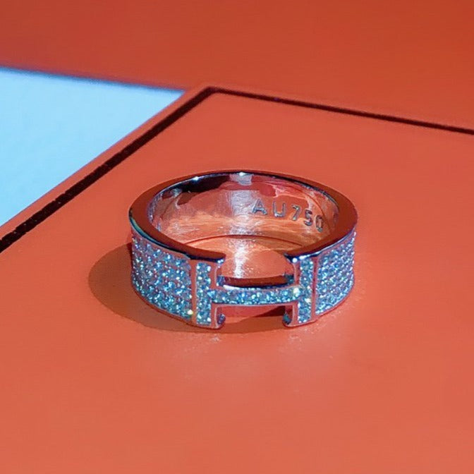[Peak]H RING FULL DIAMOND