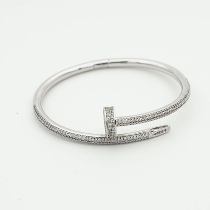 [Peak]JUSTE UN CLOU 3.5MM FULL PAVÉ NAIL BANGLE