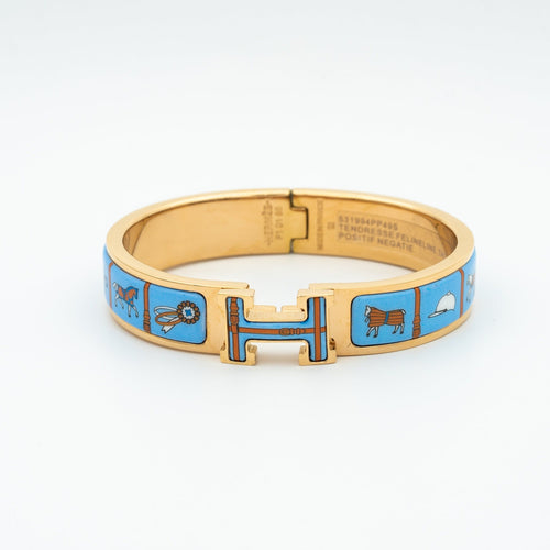 [Peak]H ROSE GOLD BRACELET BLUE CERAMIC