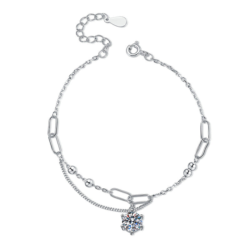 [Peak]CLASSIC SOLITAIRE MOISSANITE BRACELET