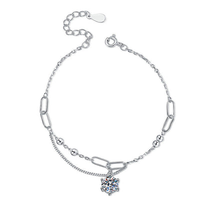 [Peak]CLASSIC SOLITAIRE MOISSANITE BRACELET
