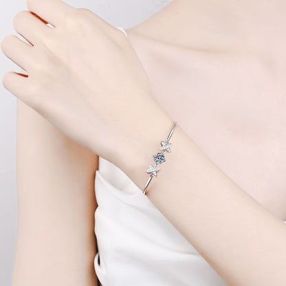 [Peak]ELEGANT BOW-KNOT MOISSANITE BRACELET